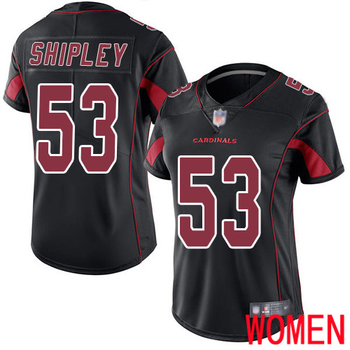 Arizona Cardinals Limited Black Women A.Q. Shipley Jersey NFL Football 53 Rush Vapor Untouchable